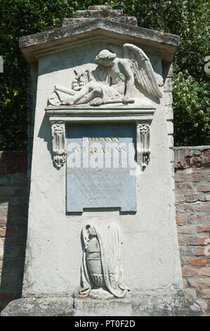 Wien, Gedenkstein Johann Strauss Stockfoto