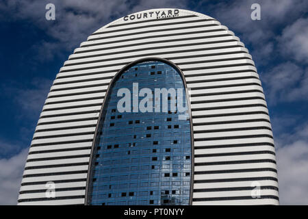 Das 5-Sterne-Hotel moderne Marriott Hotel, Batumi, Adscharien, Georgien Stockfoto