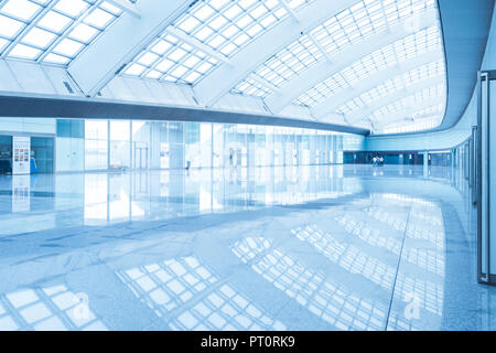 Innenraum der moderne Mall of beijin Flughafen U-Bahn Station Stockfoto