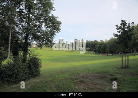 Victoria Park in Haywards Heath West Sussex Stockfoto