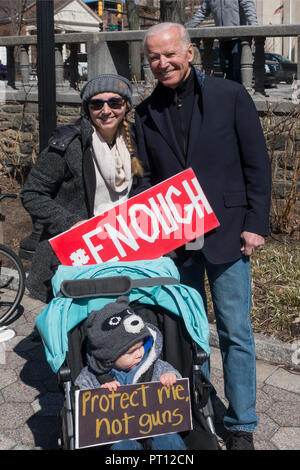 Gun rally Wilmington Delaware Stockfoto