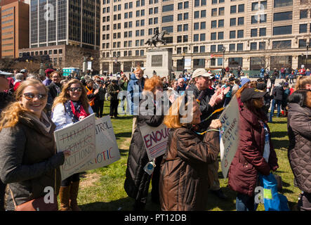 Gun rally Wilmington Delaware Stockfoto