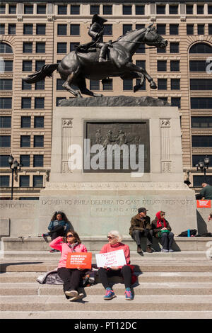 Gun rally Wilmington Delaware Stockfoto