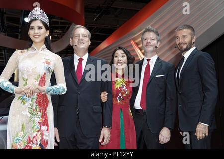 Paris, Frankreich. 2. Okt, 2018. Die 2018 Ausgabe des Mondial Paris Motor Show. Stockfoto