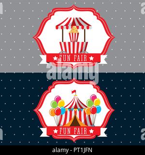 Karneval Kirmes Stock Vektor