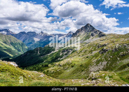 Schweiz, Graubünden Kanton, Livigno Alpen Stockfoto