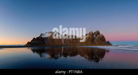 Stokksnes, Johannesburg, Ost Island, Island, Berg Vestrahorn Stockfoto