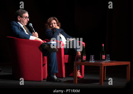 Rom, Italien. 5. Oktober, 2018. Rom Film Fest 2018 Pressekonferenz im Auditorium Parco della Musica in Rom Credit: Silvia Gerbino/Alamy leben Nachrichten Stockfoto