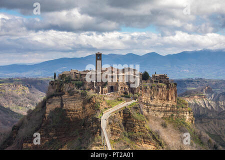 Civita di Bagnoregio, Provinz Viterbo, Latium, Italien Stockfoto