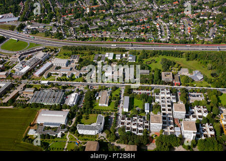 Luftaufnahme, Dortmund Technology Park, Universität Dortmund, Fraunhofer Institut, Dortmund, Ruhrgebiet, Nordrhein-Westfalen, Deutschland, Europa, Stockfoto