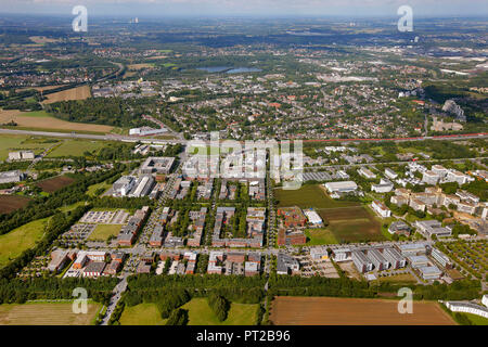 Luftaufnahme, Dortmund Technology Park, Universität Dortmund, Fraunhofer Institut, Dortmund, Ruhrgebiet, Nordrhein-Westfalen, Deutschland, Europa, Stockfoto