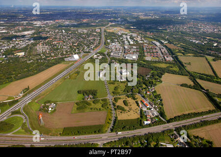 Luftaufnahme, Dortmund Technology Park, Universität Dortmund, Fraunhofer Institut, Dortmund, Ruhrgebiet, Nordrhein-Westfalen, Deutschland, Europa, Stockfoto