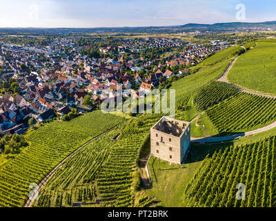 Deutschland, Baden-Württemberg, Remstal, Stetten, yburg Burg Stockfoto