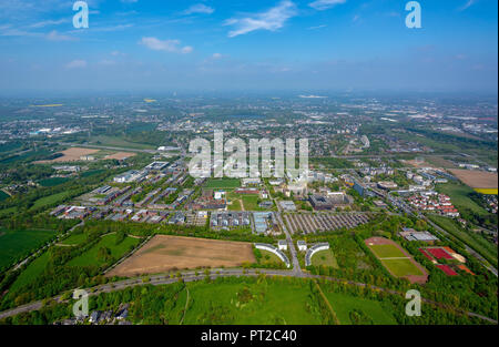 Campus der Universität Dortmund, Technologiepark Dortmund, Emil-Figge-Straße, Wohnheime, Dortmund, Ruhrgebiet, Nordrhein-Westfalen, Deutschland, Europa Stockfoto