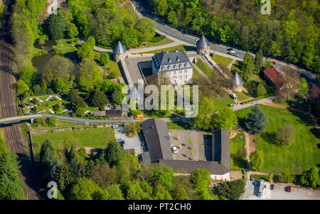 Äußeren Vorburg Schloss Hardenberg, Velbert-Neviges, Velbert, Ruhrgebiet, Nordrhein-Westfalen, Deutschland, Europa Stockfoto