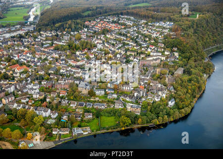 Blick auf Wetter, Wetter (Ruhr), Ruhrgebiet, Nordrhein-Westfalen, Deutschland Stockfoto