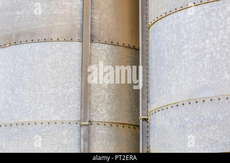 Alte Silos, 7/8, Abstract, Stockfoto