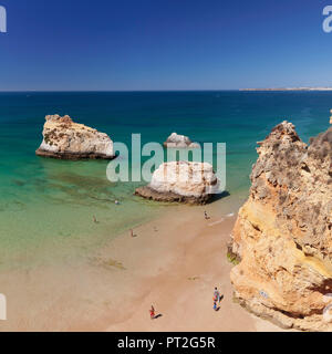 Praia de Tres Irmaos, Alvor, Algarve, Portugal Stockfoto