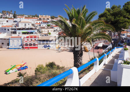 Praia do Carvoeiro Strand, Carvoeiro, Algarve, Portugal Stockfoto