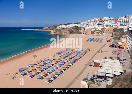 Praia do Peneco Strand, Albufeira, Algarve, Portugal Stockfoto