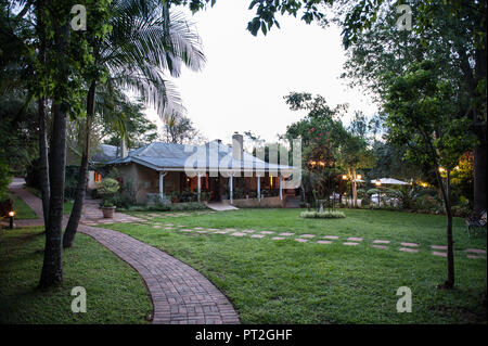 Luxus hotel Residence mit privaten Bungalows und Gärten in Mpumalanga Südafrika Stockfoto