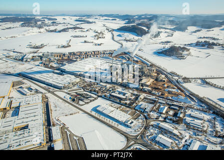 Egger Holzwerkstoffe Brilon GmbH & Co.KG, Brilon, Sauerland Stockfoto