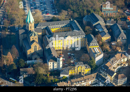 Folkwang Schule an der Werdener Abtei, Folkwang Universität der Künste, Essen-Werden, Essen, Ruhrgebiet, Nordrhein-Westfalen, Deutschland Stockfoto