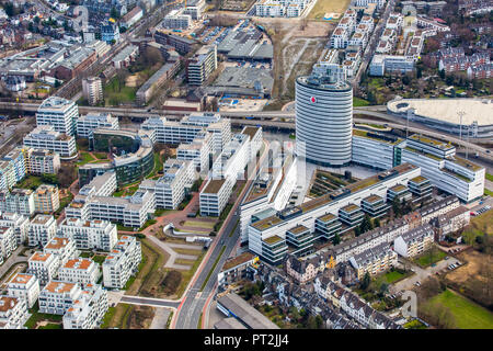 Vodafone Innovation Park, Vodafone Campus, B7, Brüsseler Straße, Düsseldorf, Rheinland, Nordrhein-Westfalen, Deutschland Stockfoto