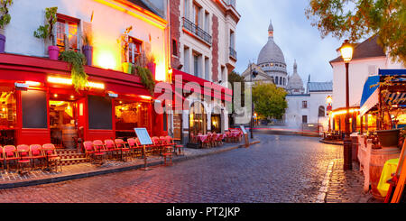 Montmartre in Paris, Frankreich Stockfoto