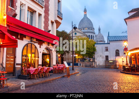 Montmartre in Paris, Frankreich Stockfoto