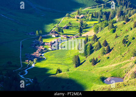 Case di Viso, Ponte di Legno, Provinz Brescia, Lombardei, Italien, Stockfoto