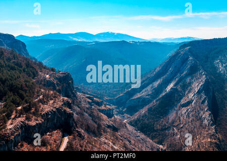 Der Val Rosandra, einem schönen Tal in der Nähe der Stadt Triest, Friuli Venezia-Giulia, Italien Stockfoto