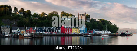 Tobermory Hafen, Isle of Mull, Inneren Hebriden, Schottland, Europa Stockfoto