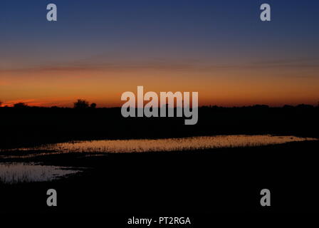 Sunrise Hurhada Ägypten im Winter und Beautifyl himmel wolken mit Blick auf ägyptischen Roten Meer Strand Stockfoto