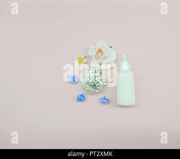 Heimwerker, Basteln, Bleistifthalter, Einhorn Stockfoto