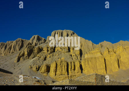 Nepal, Himalaya, Mustang, Annapurna Circuit, Oberer Mustang Trek, Kali Gandaki, Yara, Berglandschaft, Stockfoto