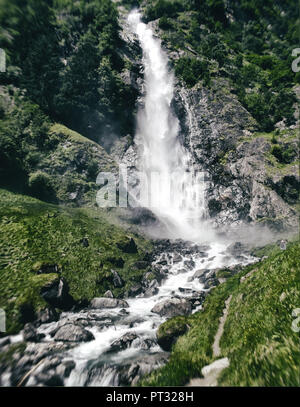 Wasserfall Partschins, Südtirol, Italien, Natur, Landschaft Stockfoto