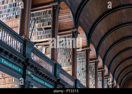 Trinity College Library, Dublin, Irland, Europa Stockfoto