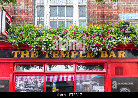 Republik von Irland, Dublin, Temple Bar Viertel Temple bar Stockfoto