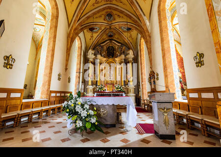 Europa, Polen, Kleinpolen, Wadowice - die Basilika von offertorium der Heiligen Maria Stockfoto