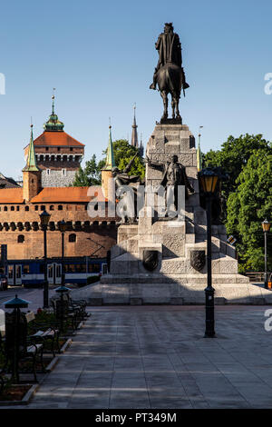 Europa, Polen, Kleinpolen, Krakau, die grunwald Denkmal in Krakau Stockfoto