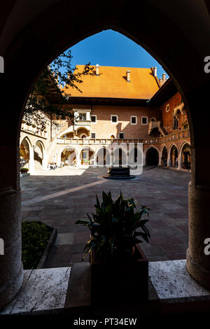 Europa, Polen, Kleinpolen, Krakau, Collegium Maius - der Jagiellonen Universität Stockfoto