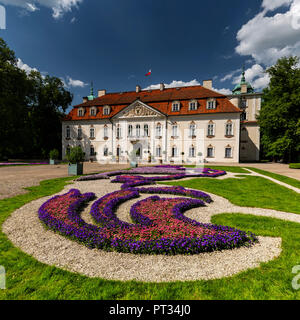 Europa, Polen, Woiwodschaft Lodz, Nieborow Schloss / Palac w Nieborowie Stockfoto