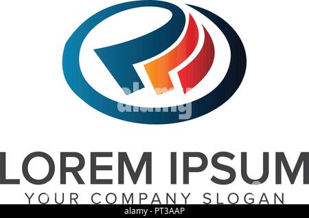 Business Logo Design Konzept Vorlage Stock Vektor