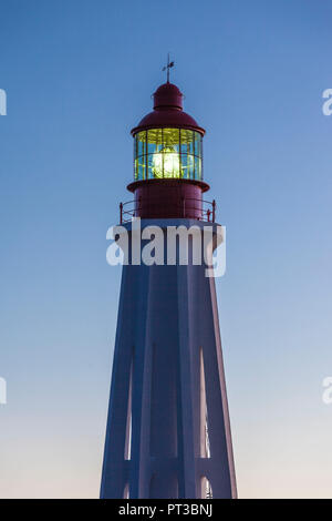 Kanada, Quebec, Region Bas-Saint-Laurent, Rimouski, Pointe au Pere Leuchtturm, Dawn Stockfoto