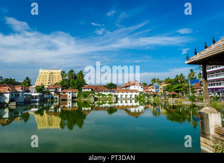 Shri Padmanabhaswamy Temple in Thiruvananthapuram, Kerala, Indien Stockfoto