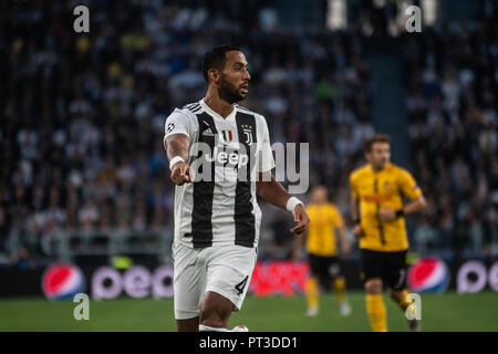 Prairie Benatia (Juventus) während der UEFA Champions League zwischen Juventus Turin und Jungen in der Allianz Stadion Stadium, Juventus w Stockfoto