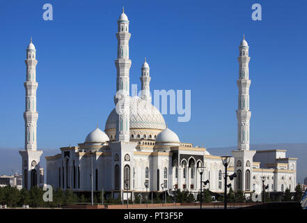 Kasachstan, Astana, Hazrat Sultan Moschee, aussen, Stockfoto