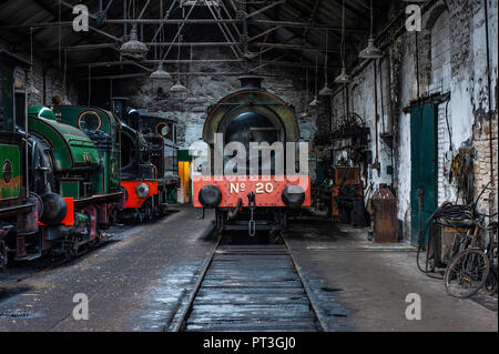 Tanfield älteste Eisenbahn der Welt Stockfoto