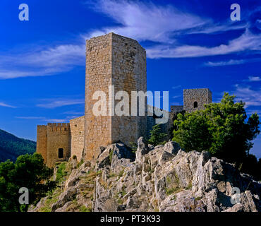 Schloss von Santa Catalina (13. Jahrhundert), Jaen, Andalusien, Spanien, Europa Stockfoto